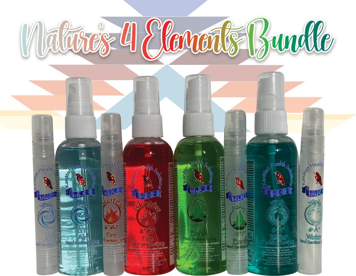 Nature's 4 Element's Bundle Hand Sanitizer Sprays – Kanatan Health