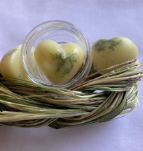 Load image into Gallery viewer, Sweetgrass 3 Mini Heart Box Lotion/Massage Bar