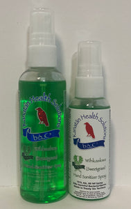 Sweetgrass Hand Sanitizers Duo (100 ml + 60ml) Sprays