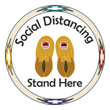 Load image into Gallery viewer, Custom Social Distance Floor Stickers 12”x12”