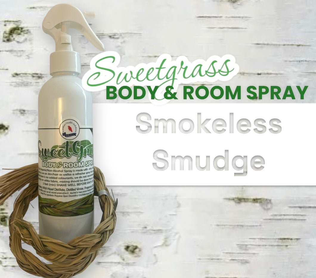 Sweetgrass Body & Room Spray (Smokeless Smudge)