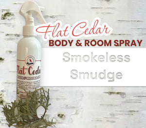 Flat Cedar Body & Room  (Smokeless Smudge) Spray