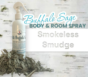 White (Buffalo) Sage  Body & Room  (Smokeless Smudge) Spray