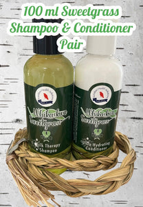 100 ml Sweetgrass/Wihkaskwa Silk Therapy Shampoo & Conditioner
