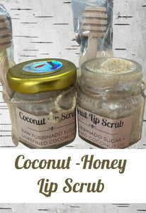 Unscented Organic Coconut Lip Scrub