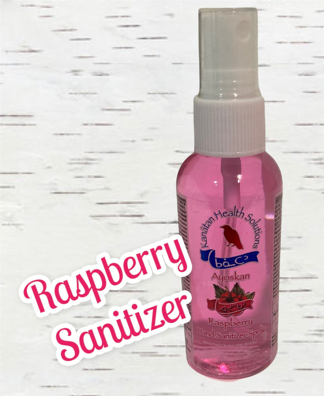 Raspberry 60 ml Hand Sanitizer Spray