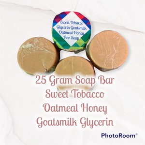 Mini-Sweet Tobacco Goatsmilk-Glycerin Bar Soap