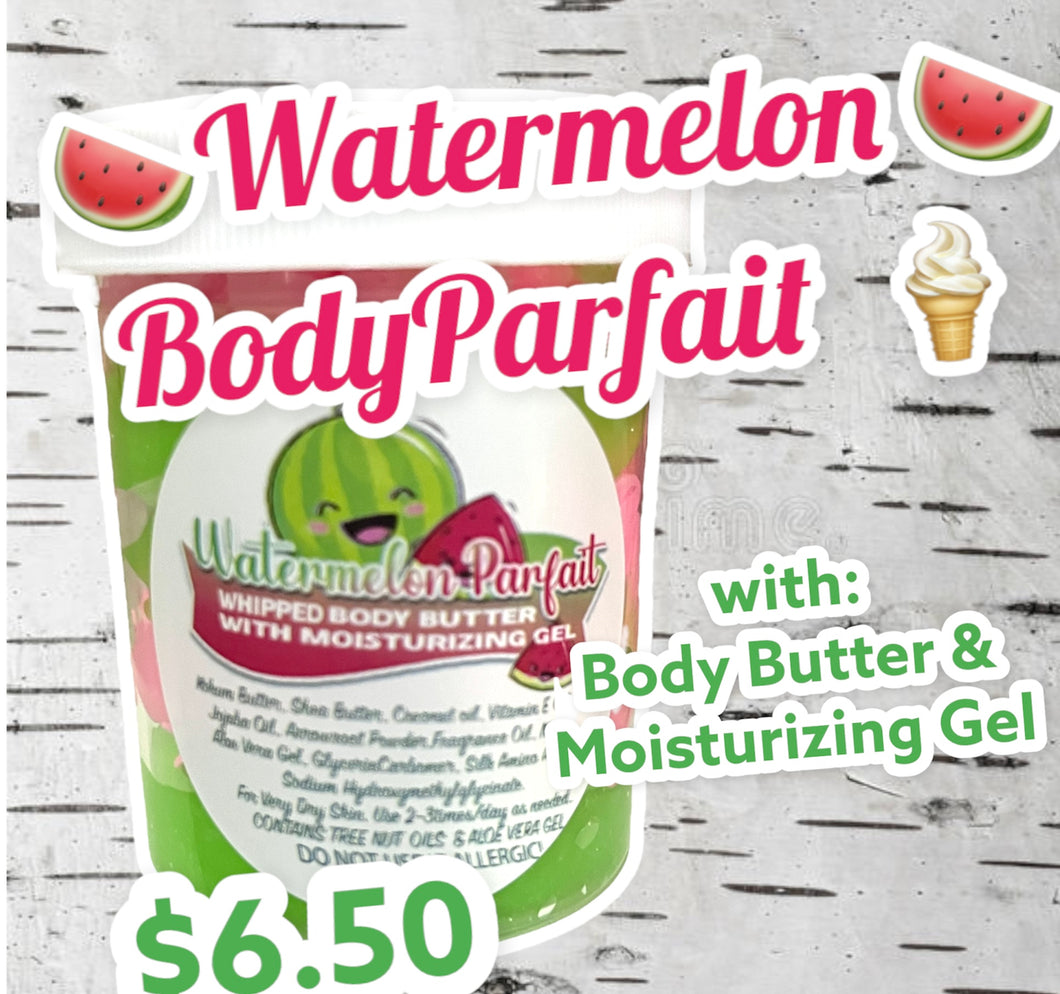 Watermelon Parfait:Whipped Body Butter & Moisturizing Gel- 125 ml