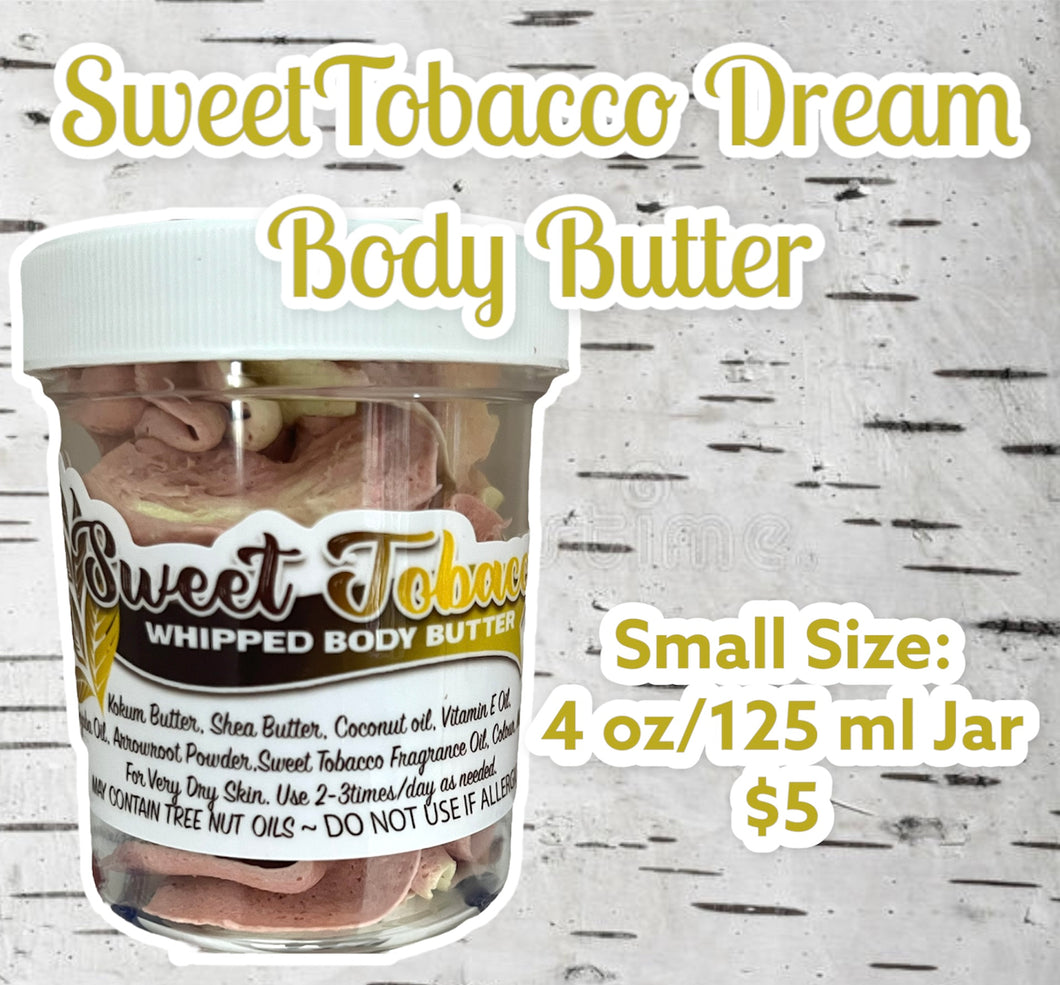 Medium Jar-Sweet Tobacco Dream Whipped Body Butter - 4 Fl Oz/125 ml Jar