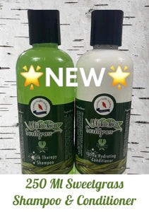 250 ml Sweetgrass/Wihkaskwa Silk Therapy Shampoo & Conditioner