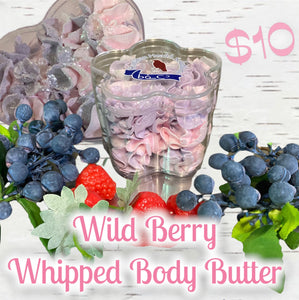 Wild Berry Blast Whipped Body Butter - 4 Fl Oz/125 ml Jar