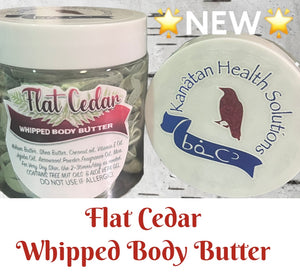Medium Jar Flat Cedar Whipped Body Butter - 4 Fl Oz/125 ml Jar
