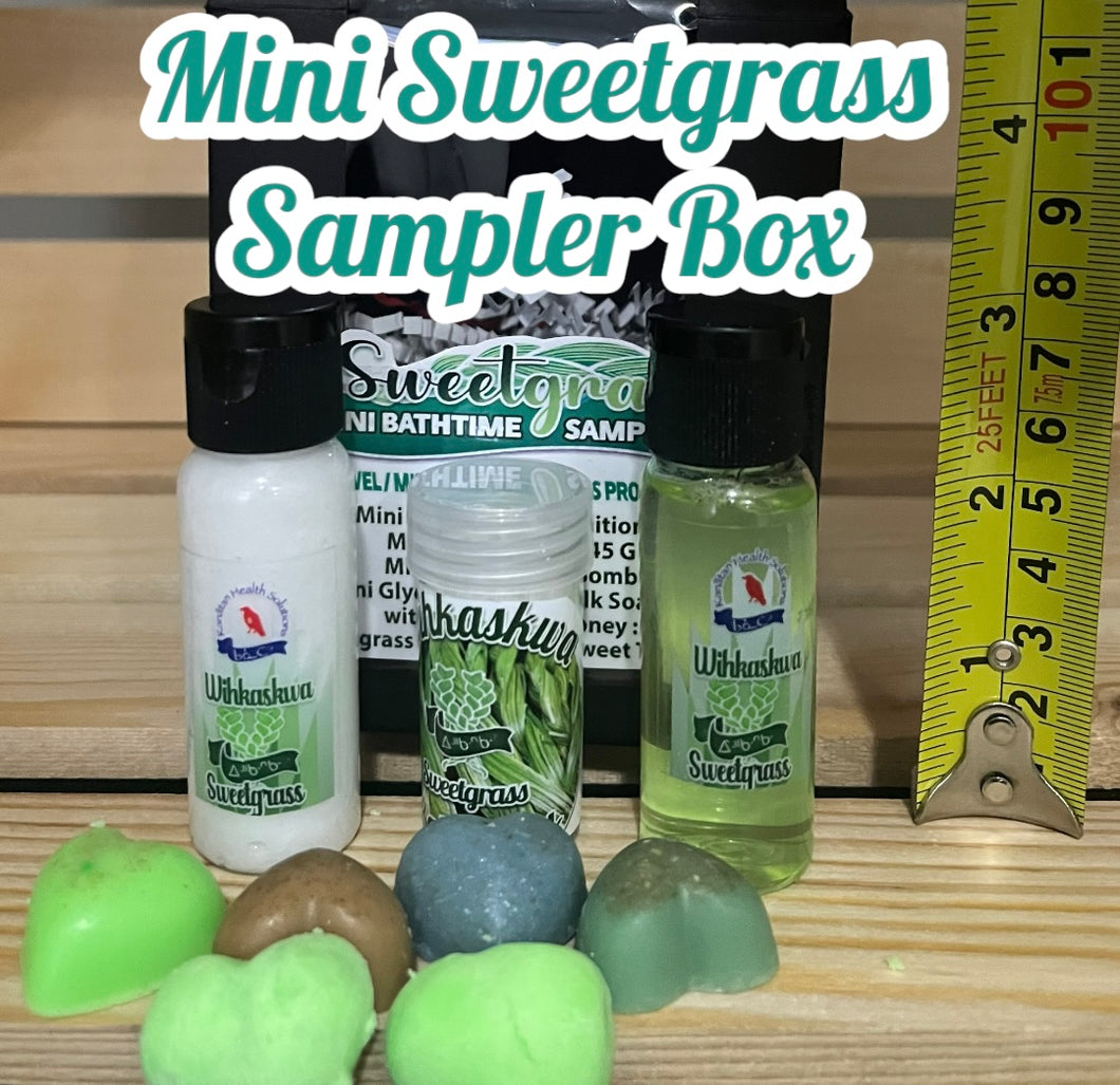 Mini Sweetgrass  Bath Time Sampler Box