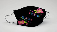 Load image into Gallery viewer, SINGLE MASK Fresh Design - Black &amp; Floral Cree Modern Design (Non-Medical) ONE Disposable Mask
