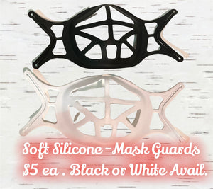 Soft Silicone Reusable Mask Guards -  (Accessories)