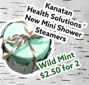 Mini Shower Steamers - Wild Mint