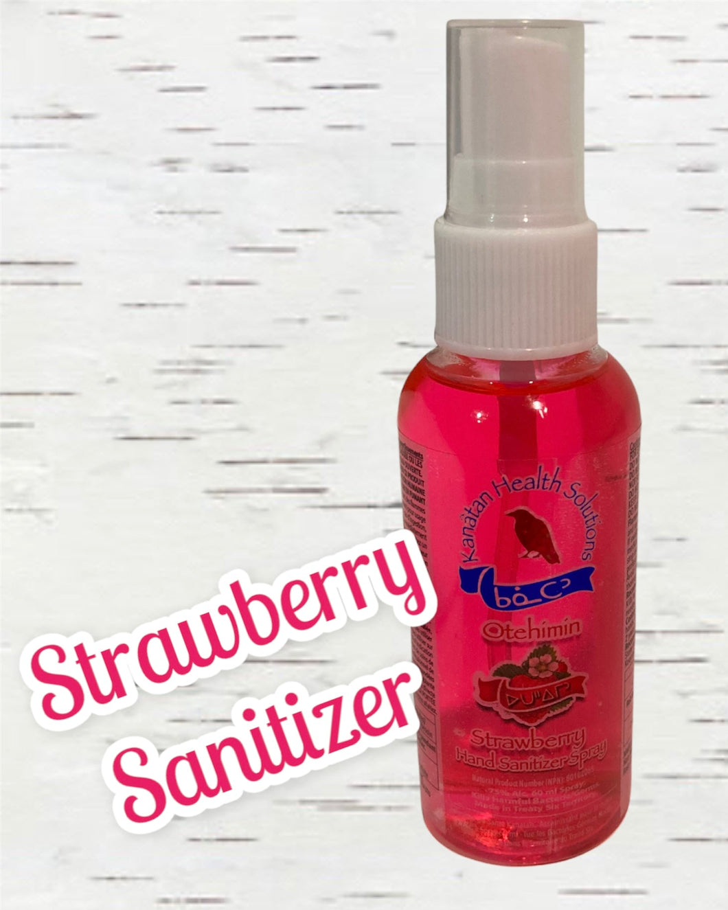 Strawberry 60 ml Hand Sanitizer Spray
