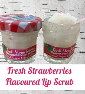 Strawberry Flavoured Gentle Exfoliating Lip Scrub