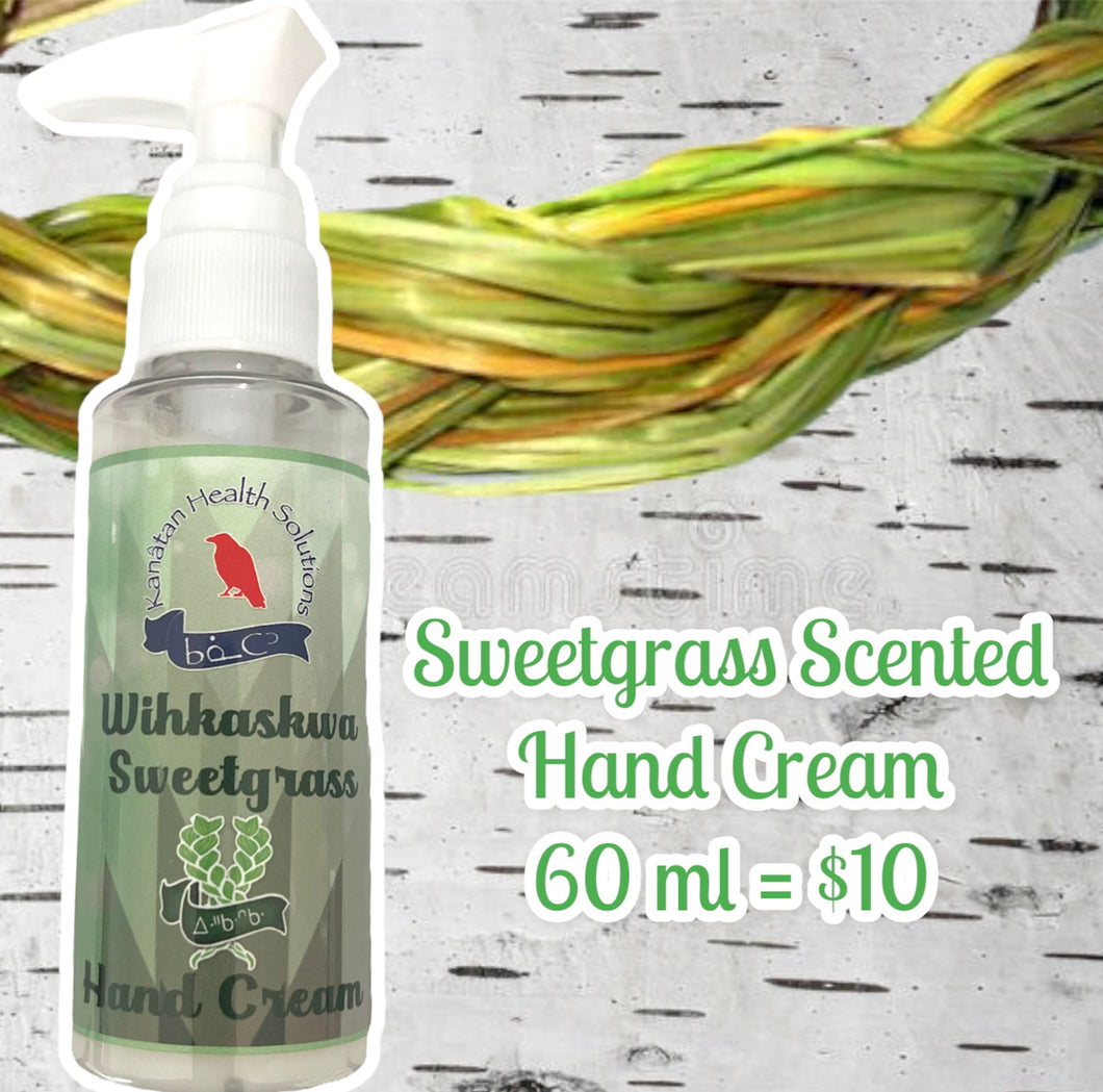 Sweetgrass Scented Hand Lotion- 60 g Tube