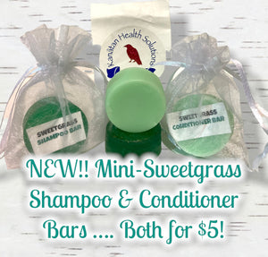 Sweetgrass/Wihkaskwa Shampoo & Conditioner Bars