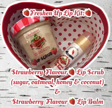 Load image into Gallery viewer, Freshen Up Lip Kit (Flavoured Gentle Exfoliating Lip Scrub &amp; Lip Balm Combo)
