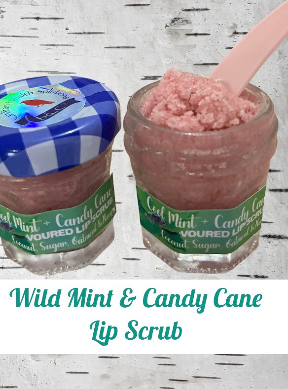 Wild Mint & Candy Cane Flavoured Gentle Exfoliating Lip Scrub